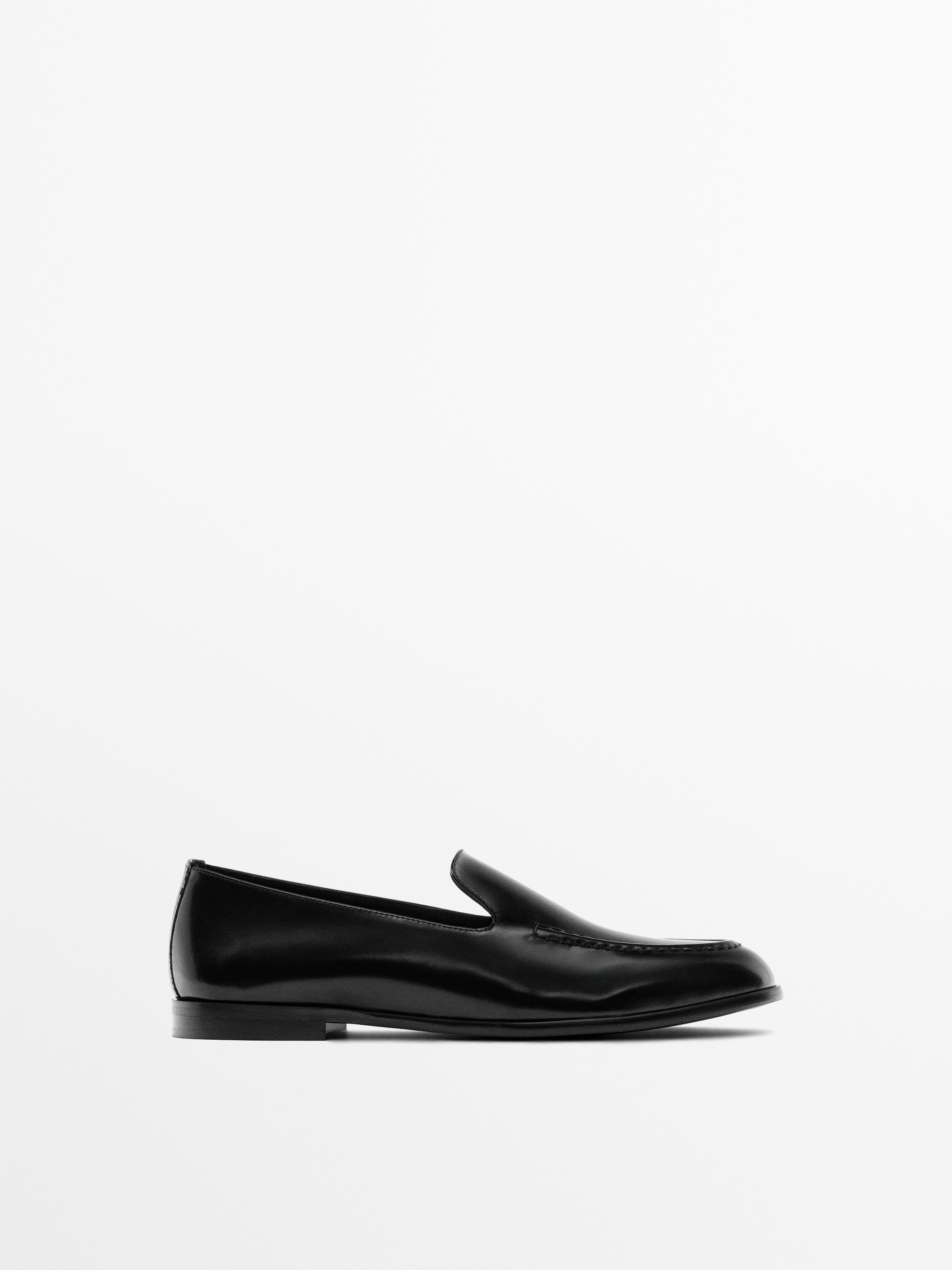 Formal leather loafers